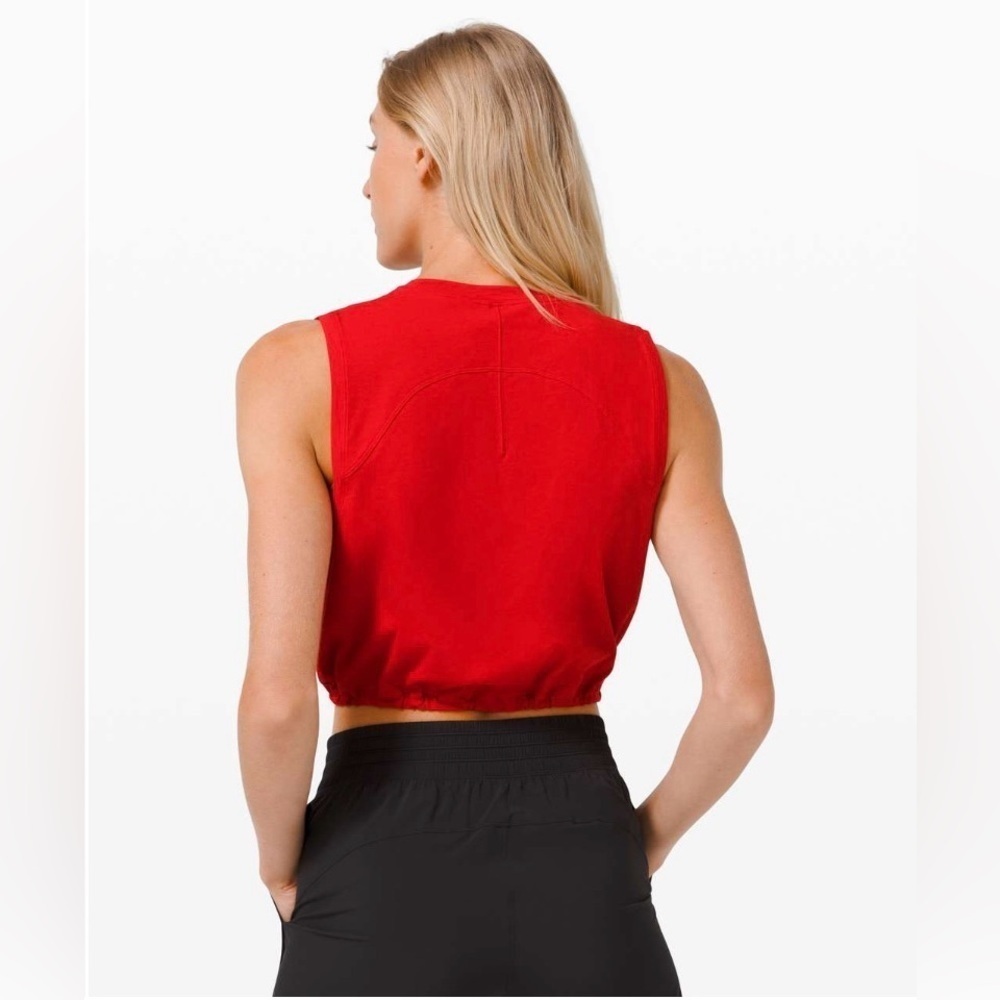 Lululemon Adapt to You Tank in Dark Red - Picture 2 of 4